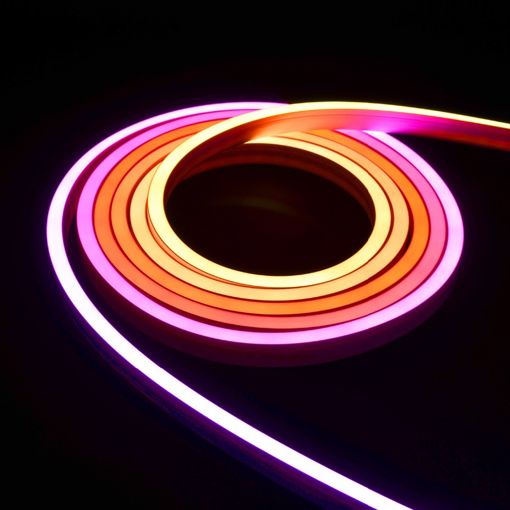 DC24V 95CRI 16.4Ft 12*20mm Side Lighting Dimmable Flex LED Neon Tube Light DC24V 95CRI 16.4Ft 12*20mm Side Lighting Dimmable Flex LED Neon Tube Light